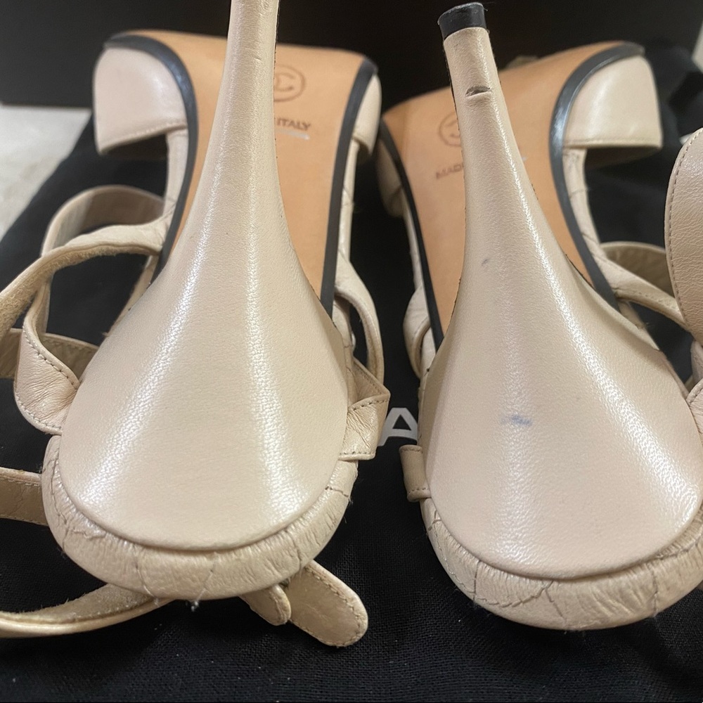 🆕 Chanel two tone strappy heels 💃 - Picture 7 of 9